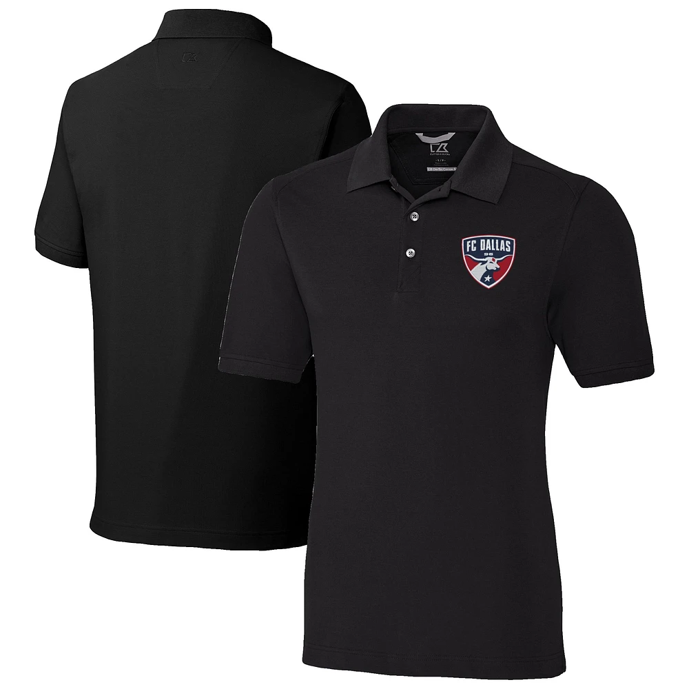 Men's Cutter & Buck FC Dallas Big Tall Advantage Eco Tri-Blend Pique Polo
