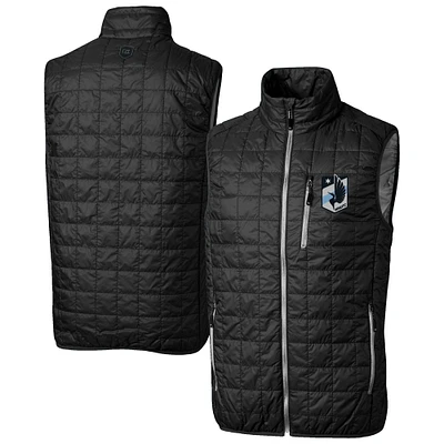 Men's Cutter & Buck Minnesota United FC Big Tall Rainier PrimaLoft Eco Insulated Full-Zip Puffer Vest