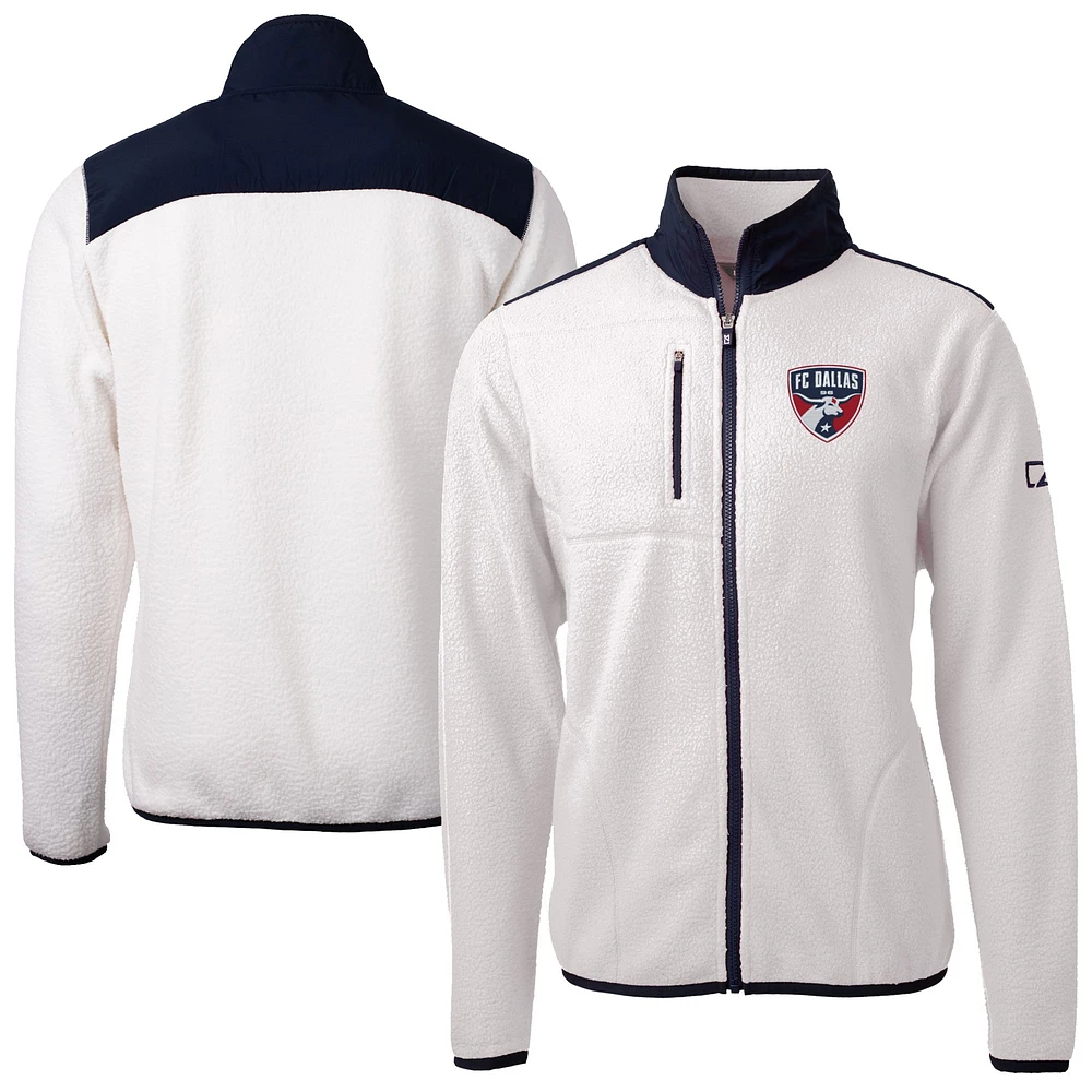 Men's Cutter & Buck FC Dallas Big Tall Cascade Eco Sherpa Fleece Full-Zip Jacket