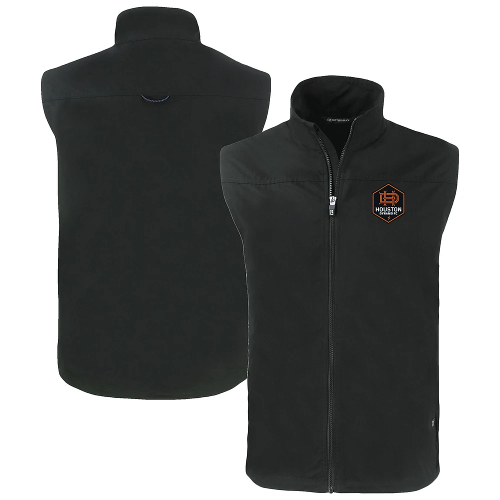 Men's Cutter & Buck Houston Dynamo FC Big Tall Charter Eco Recycled Full-Zip Vest