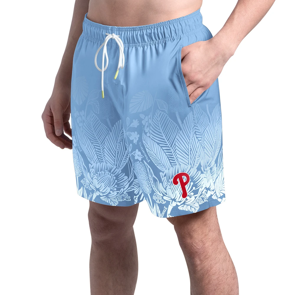Men's Margaritaville Blue Philadelphia Phillies Lagoon Fiesta Swim Shorts