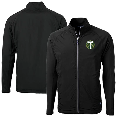 Men's Cutter & Buck Portland Timbers Adapt Eco Knit Hybrid Recycled Full-Zip Jacket