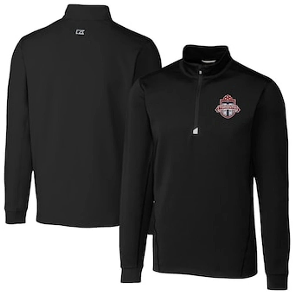 Men's Cutter & Buck Toronto FC Traverse Stretch Eco Quarter-Zip Pullover Top