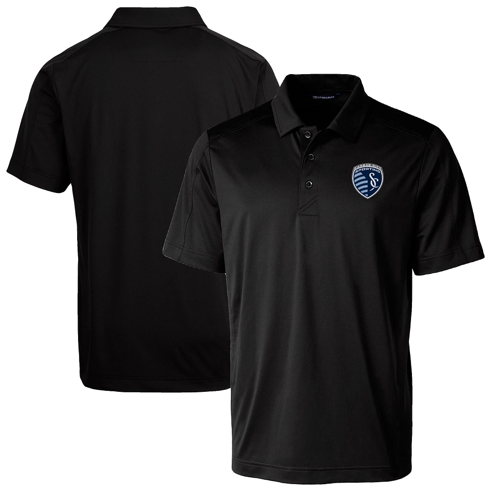 Men's Cutter & Buck Sporting Kansas City Big Tall Prospect Eco Textured Stretch Recycled Polo