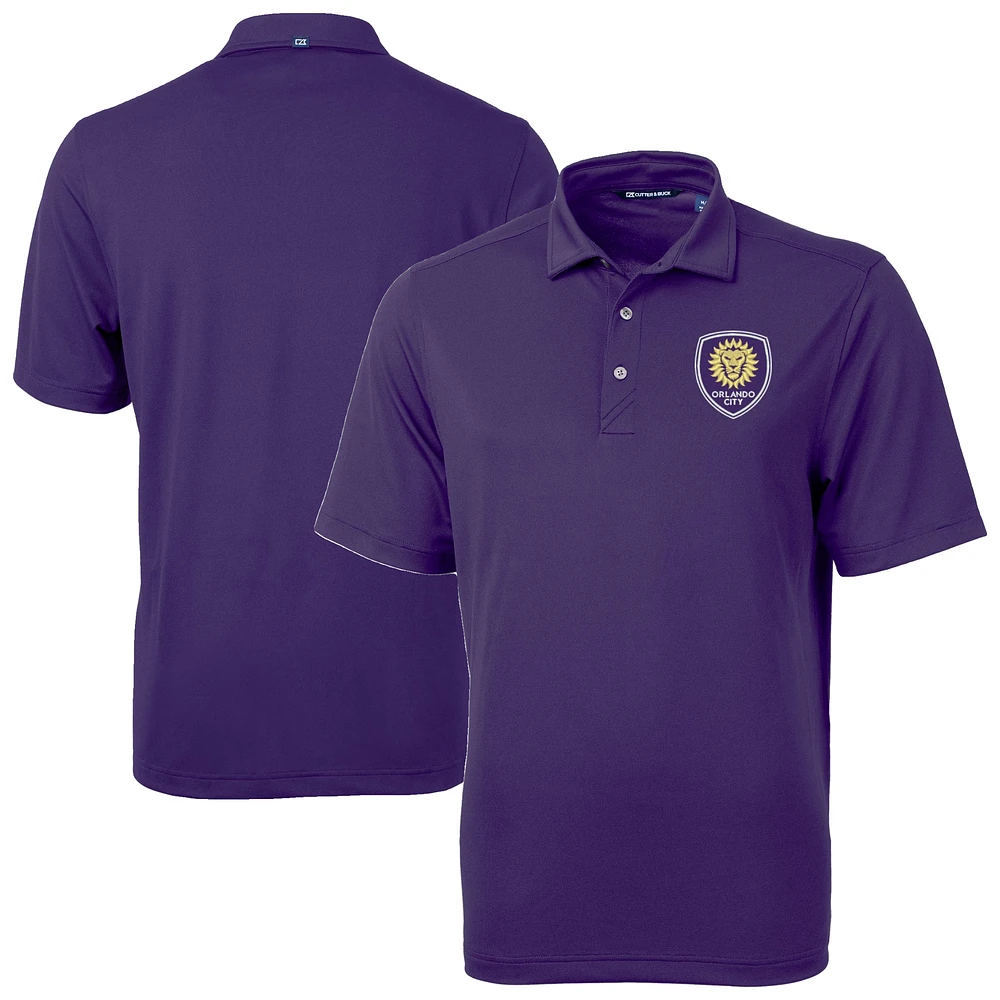 Men's Cutter & Buck Orlando City SC Big Tall Virtue Eco Pique Recycled Polo