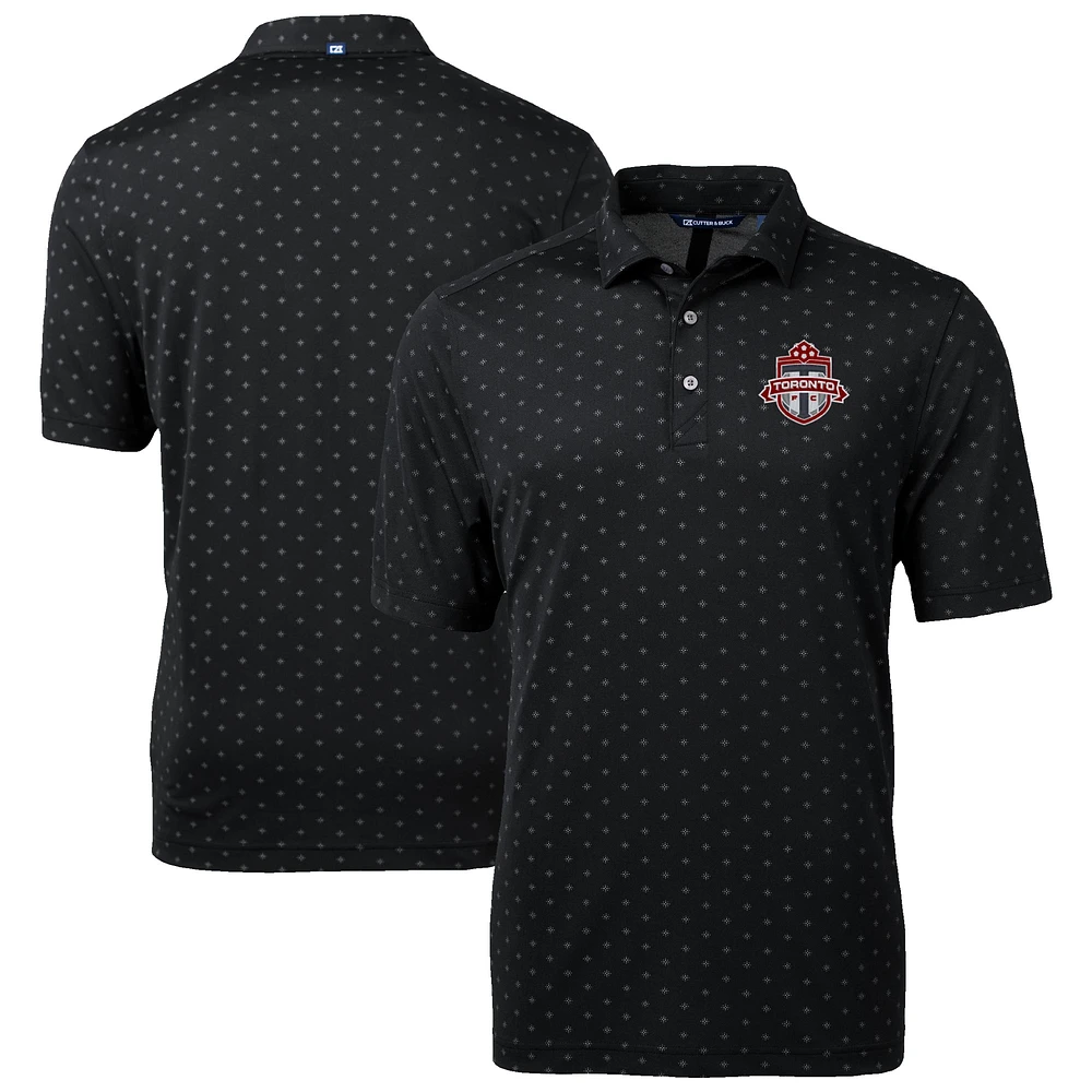 Men's Cutter & Buck Toronto FC Big Tall Virtue Eco Pique Tile Print Recycled Polo
