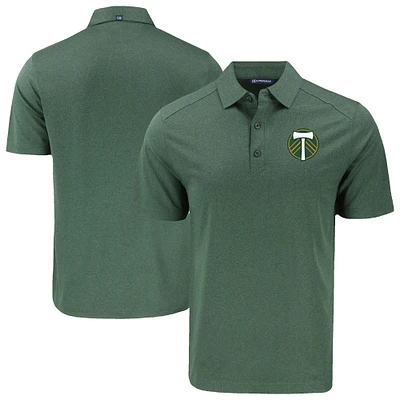 Men's Cutter & Buck Heather Portland Timbers Big Tall Forge Eco Stretch Recycled Polo