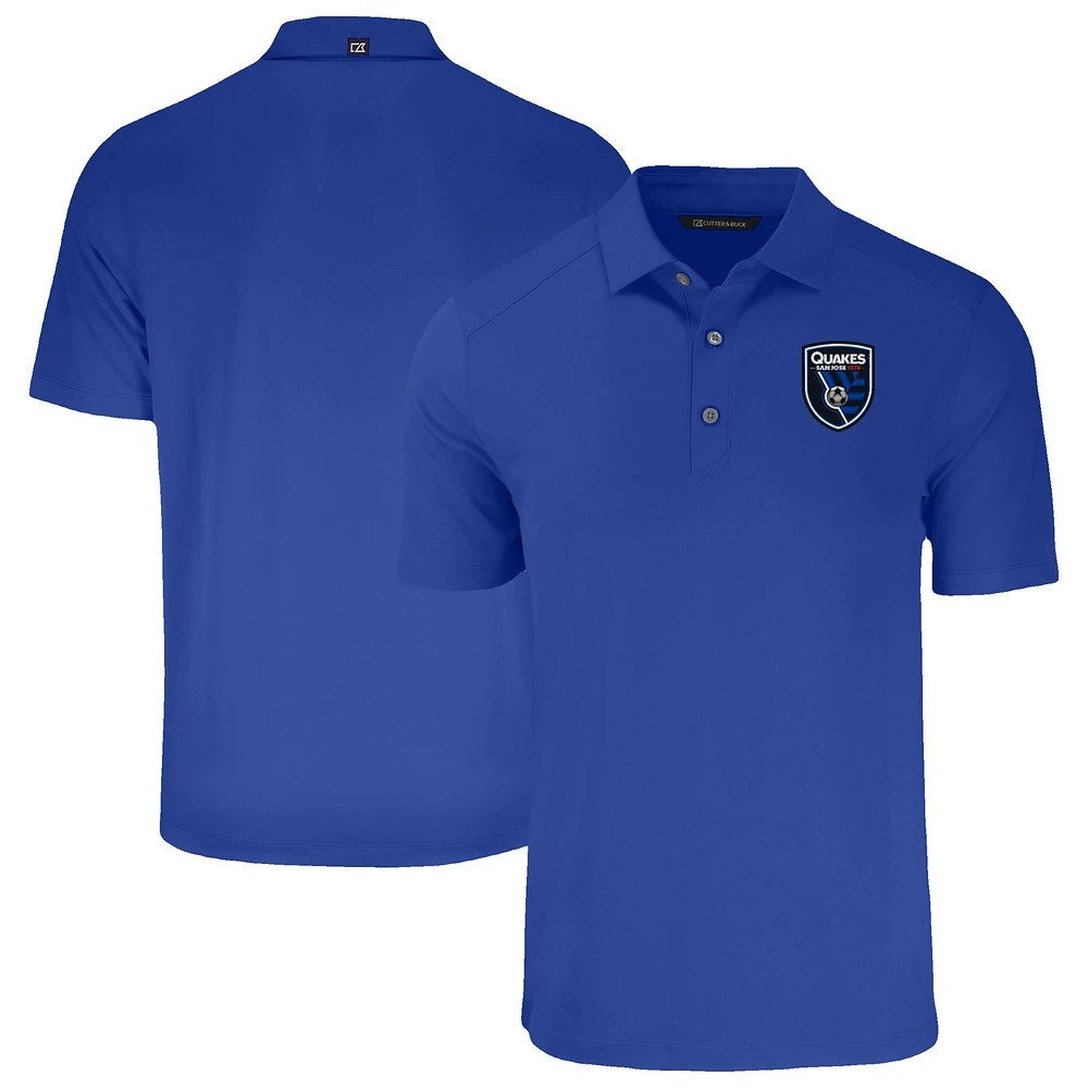 Men's Cutter & Buck San Jose Earthquakes Big Tall Forge Eco Stretch Recycled Polo