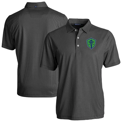 Men's Cutter & Buck Seattle Sounders FC Big Tall Pike Eco Symmetry Print Stretch Recycled Polo
