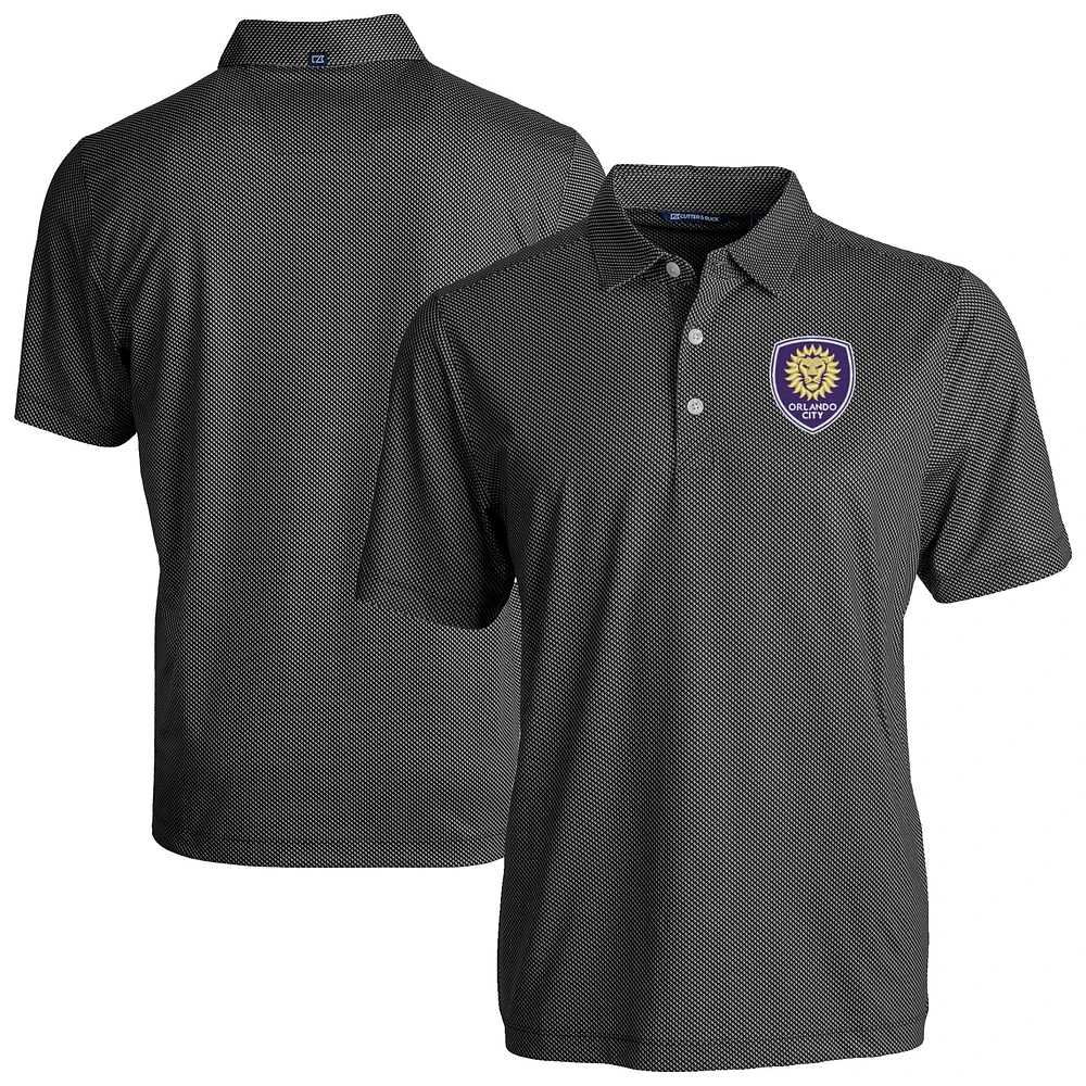 Men's Cutter & Buck Orlando City SC Big Tall Pike Eco Symmetry Print Stretch Recycled Polo