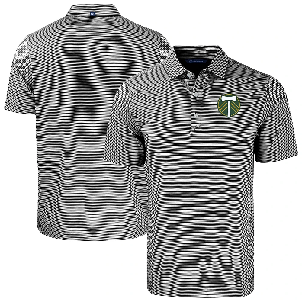 Men's Cutter & Buck Portland Timbers Big Tall Forge Eco Double Stripe Stretch Recycled Polo