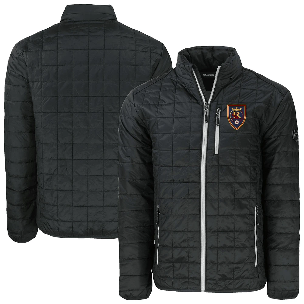 Men's Cutter & Buck Real Salt Lake Big Tall Rainier PrimaLoft Eco Insulated Full-Zip Puffer Jacket