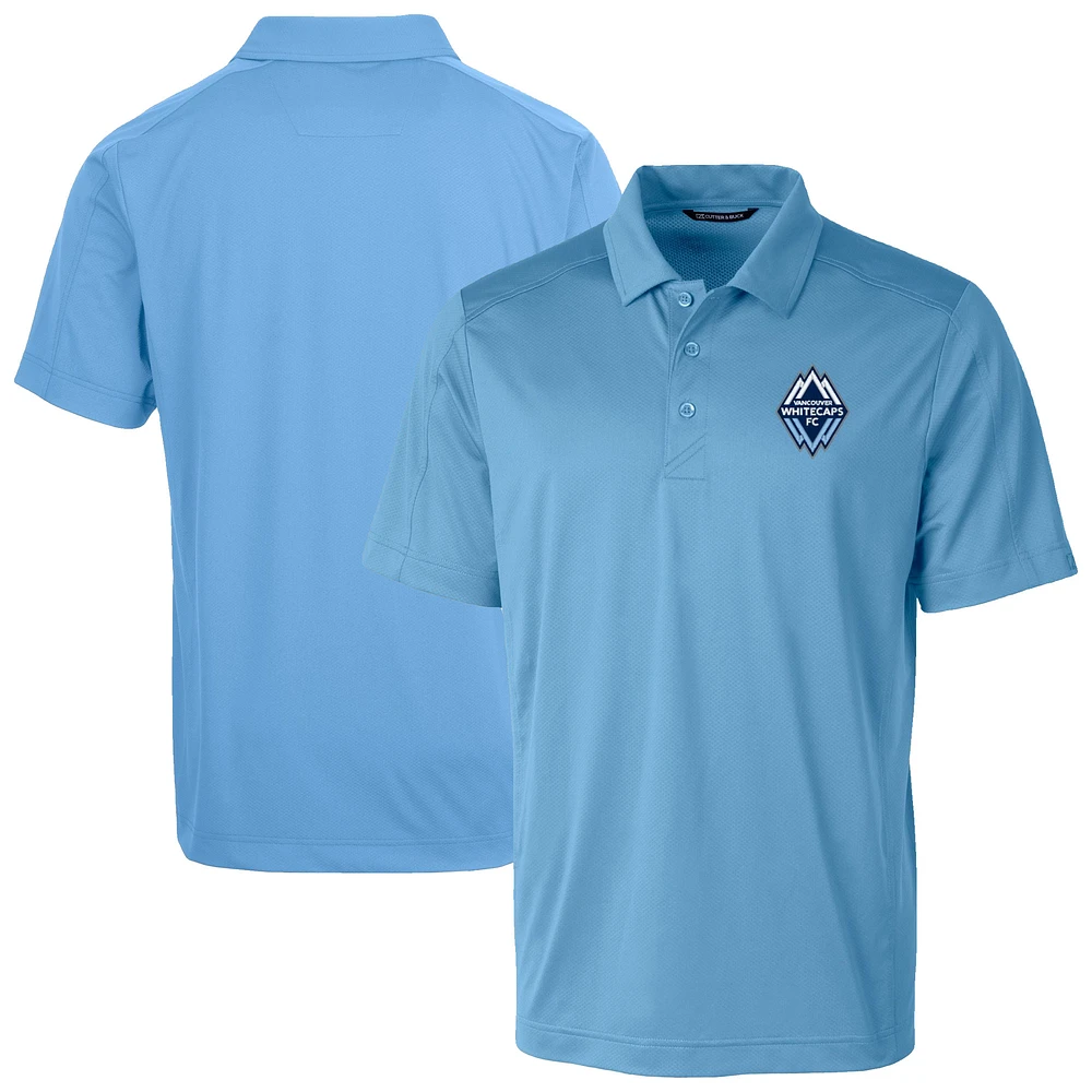Men's Cutter & Buck Powder Blue Vancouver Whitecaps FC Big Tall Prospect Eco Textured Stretch Recycled Polo
