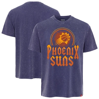 Unisex Sportiqe Phoenix Suns Distressed Rock & Roll Collection Angus Premium Mineral Wash T-Shirt