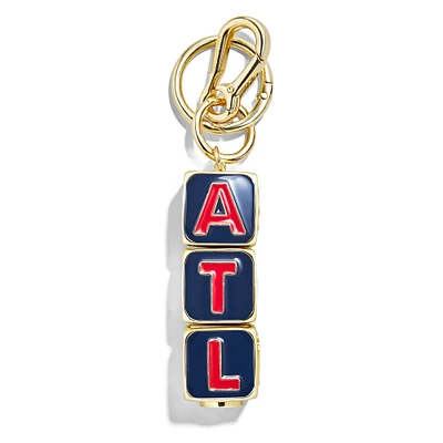 BaubleBar Atlanta Braves Spinner Bag Charm