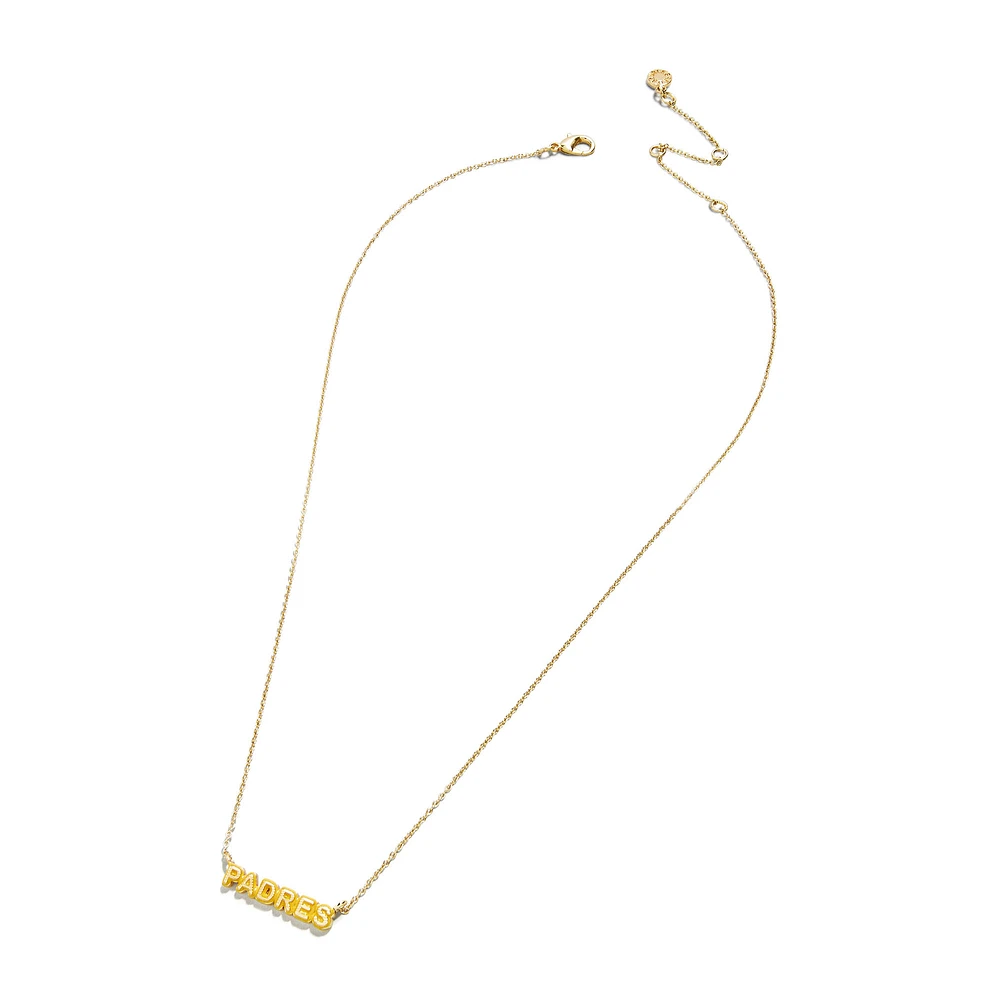 WEAR by Erin Andrews San Diego Padres Delicate Enamel Necklace