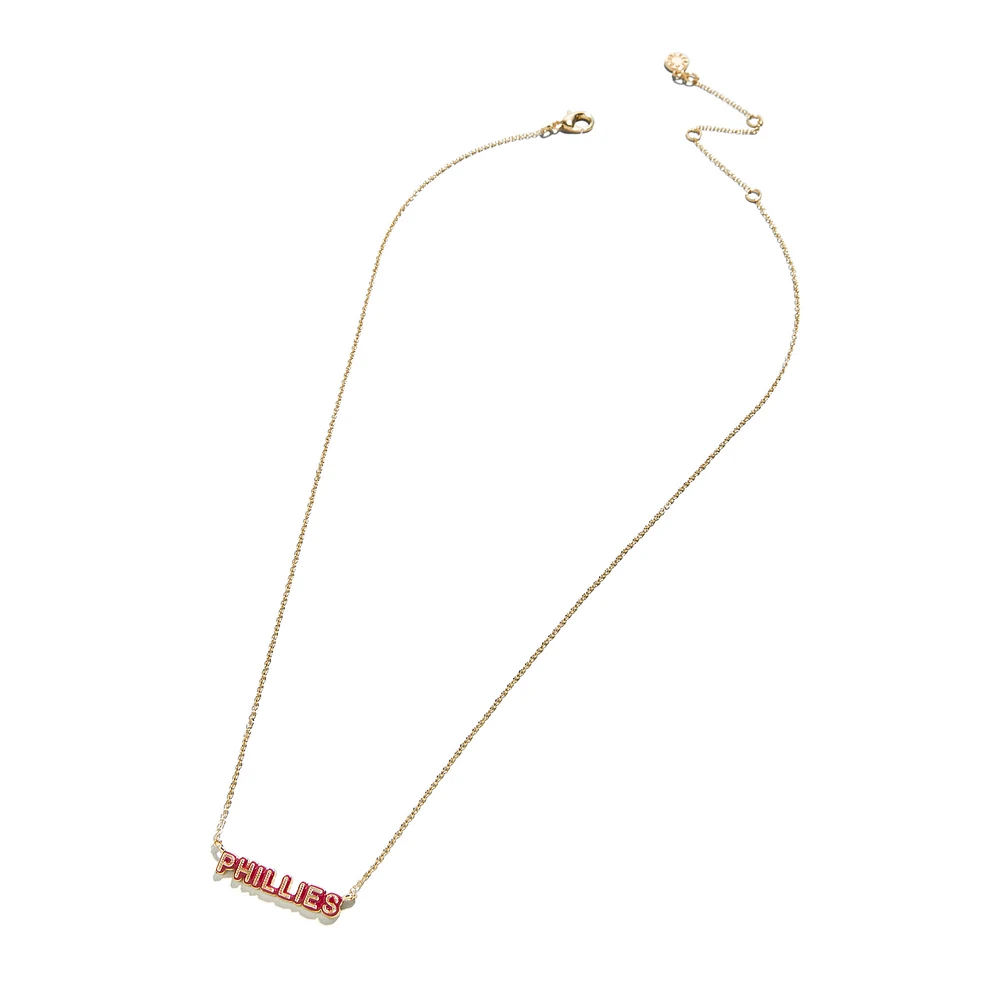 WEAR by Erin Andrews Philadelphia Phillies Delicate Enamel Necklace