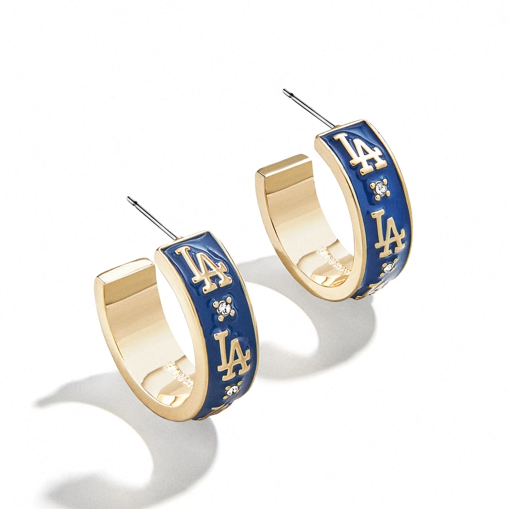 WEAR By Erin Andrews x BaubleBar Los Angeles Dodgers Enamel Hoop Earrings