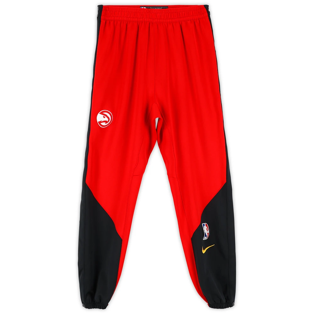 Zaccharie Risacher Atlanta Hawks Player-Worn Red Pants from the 2024-25 NBA Season - Size XLT