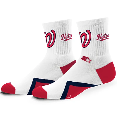 Unisex Starter Washington Nationals Striker Mid-Crew Socks