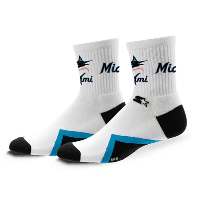 Unisex Starter Miami Marlins Striker Mid-Crew Socks