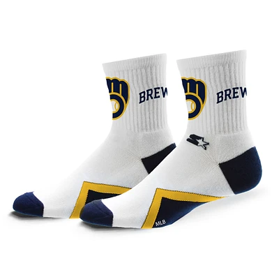 Unisex Starter Milwaukee Brewers Striker Mid-Crew Socks