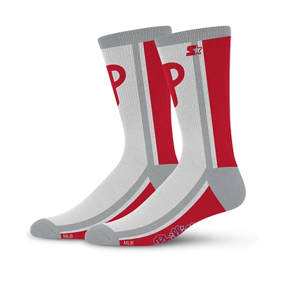 Unisex Starter Philadelphia Phillies Shout Crew Socks
