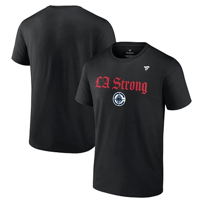 Unisex Fanatics Black LA Clippers Strong T-Shirt