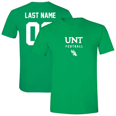 Unisex Athlete's Thread Kelly Green North Texas Mean NIL Pick-A-Player Football Shirsey