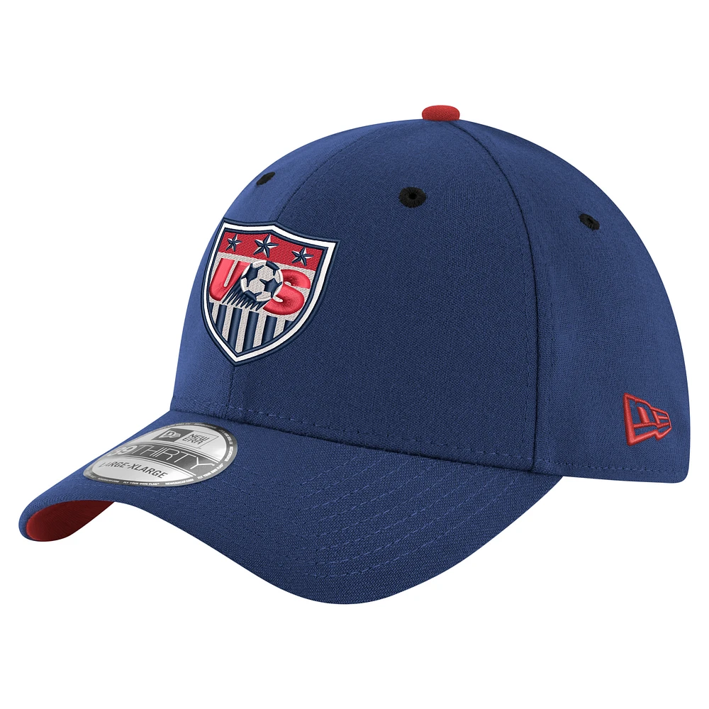 Men's New Era Navy USMNT 1995 Retro 39THIRTY Flex Hat