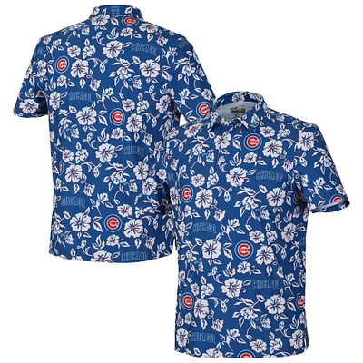 Men's Reyn Spooner Blue Chicago Cubs Pua Performance Polo