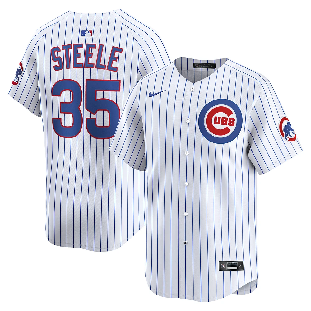 Men's Nike Justin Steele White Chicago Cubs Home Limited Player Jersey