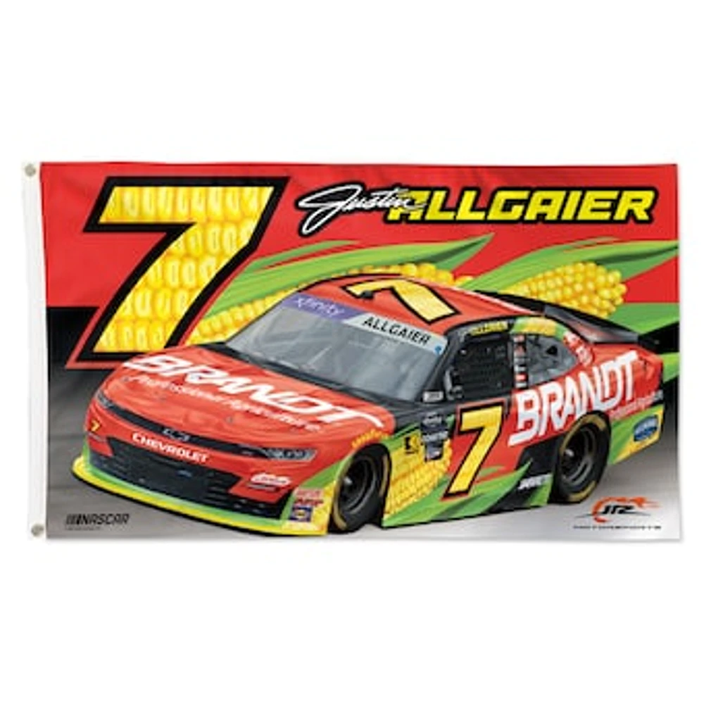 WinCraft Justin Allgaier Brandt 3' x 5' One-Sided Deluxe Flag