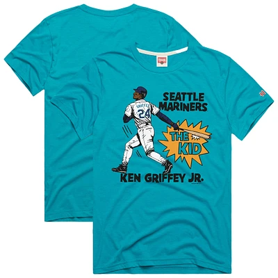 Men's Homage Ken Griffey Jr. Teal Seattle Mariners Graphic Player T-Shirt