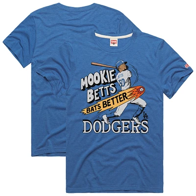 Men's Homage Mookie Betts Royal Los Angeles Dodgers Graphic Player T-Shirt