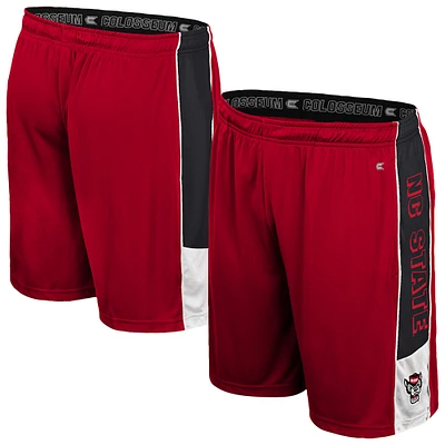 Men's Colosseum Red NC State Wolfpack Quantum Shorts
