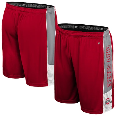 Men's Colosseum Scarlet Ohio State Buckeyes Quantum Shorts
