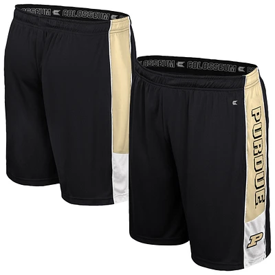 Men's Colosseum Black Purdue Boilermakers Quantum Shorts