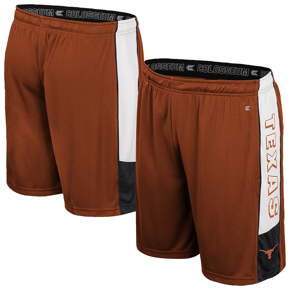Men's Colosseum Texas Orange Texas Longhorns Quantum Shorts