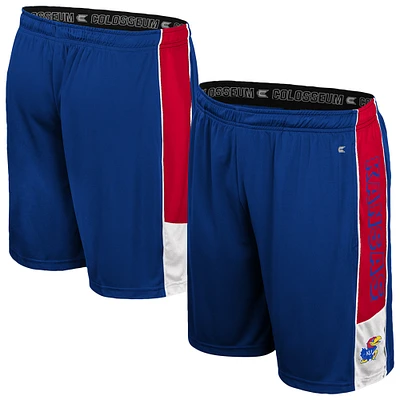 Men's Colosseum Royal Kansas Jayhawks Quantum Shorts