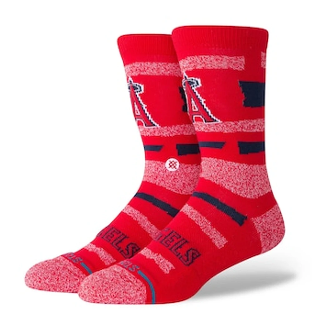 Unisex Stance Los Angeles Angels Squeeze Tri-Blend Knit Crew Socks