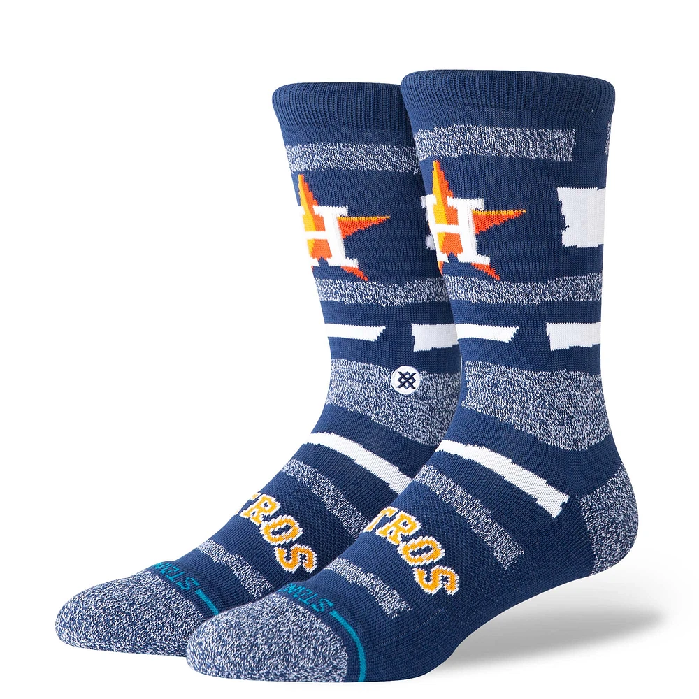Unisex Stance Houston Astros Squeeze Tri-Blend Knit Crew Socks