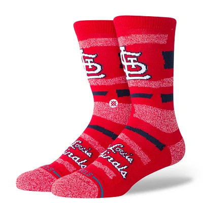 Unisex Stance St. Louis Cardinals Squeeze Tri-Blend Knit Crew Socks