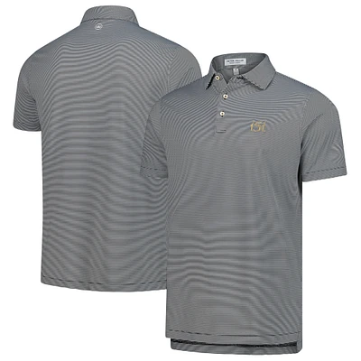 Men's Peter Millar Black 151st Kentucky Derby Jubilee Performance Polo