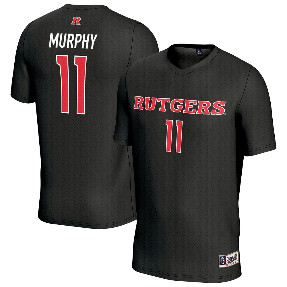Unisex GameDay Greats Casey Murphy Black Rutgers Scarlet Knights Soccer Fashion Jersey