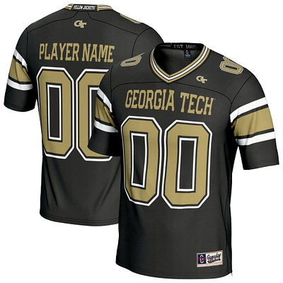 Unisex GameDay Greats Black Georgia Tech Yellow Jackets NIL Pick-A-Player Football Fashion Jersey