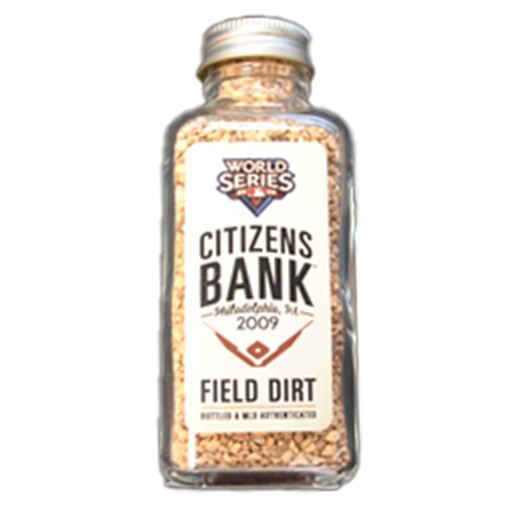 Philadelphia Phillies 2009 World Series Game 5 Game-Used Dirt Jar