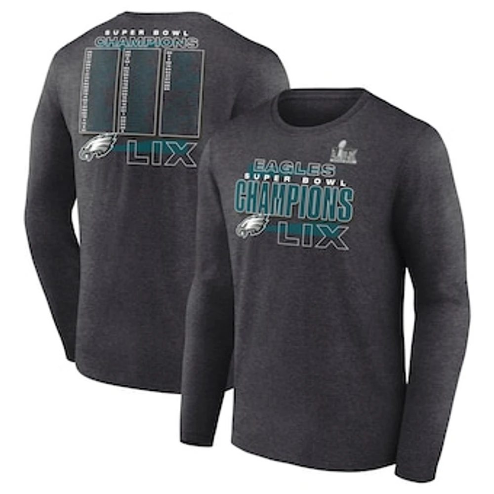 Shop Fanatics Men's Fanatics Heather Charcoal Philadelphia Eagles