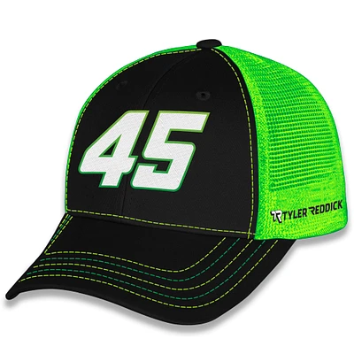 Men's 23XI Racing Black/Green Tyler Reddick Big Number Adjustable Hat