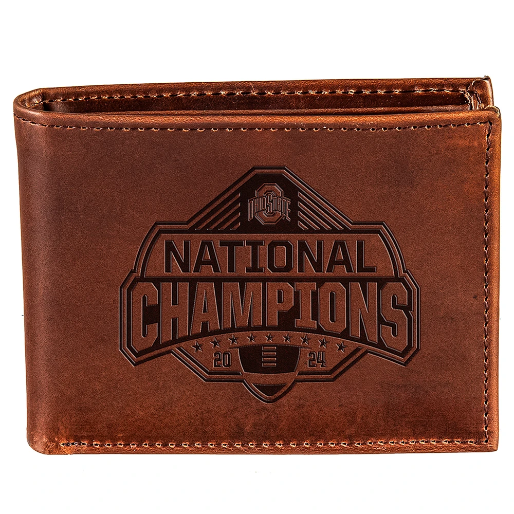Ohio State Buckeyes College Football Playoff 2024 National Champions Bi-Fold Wallet